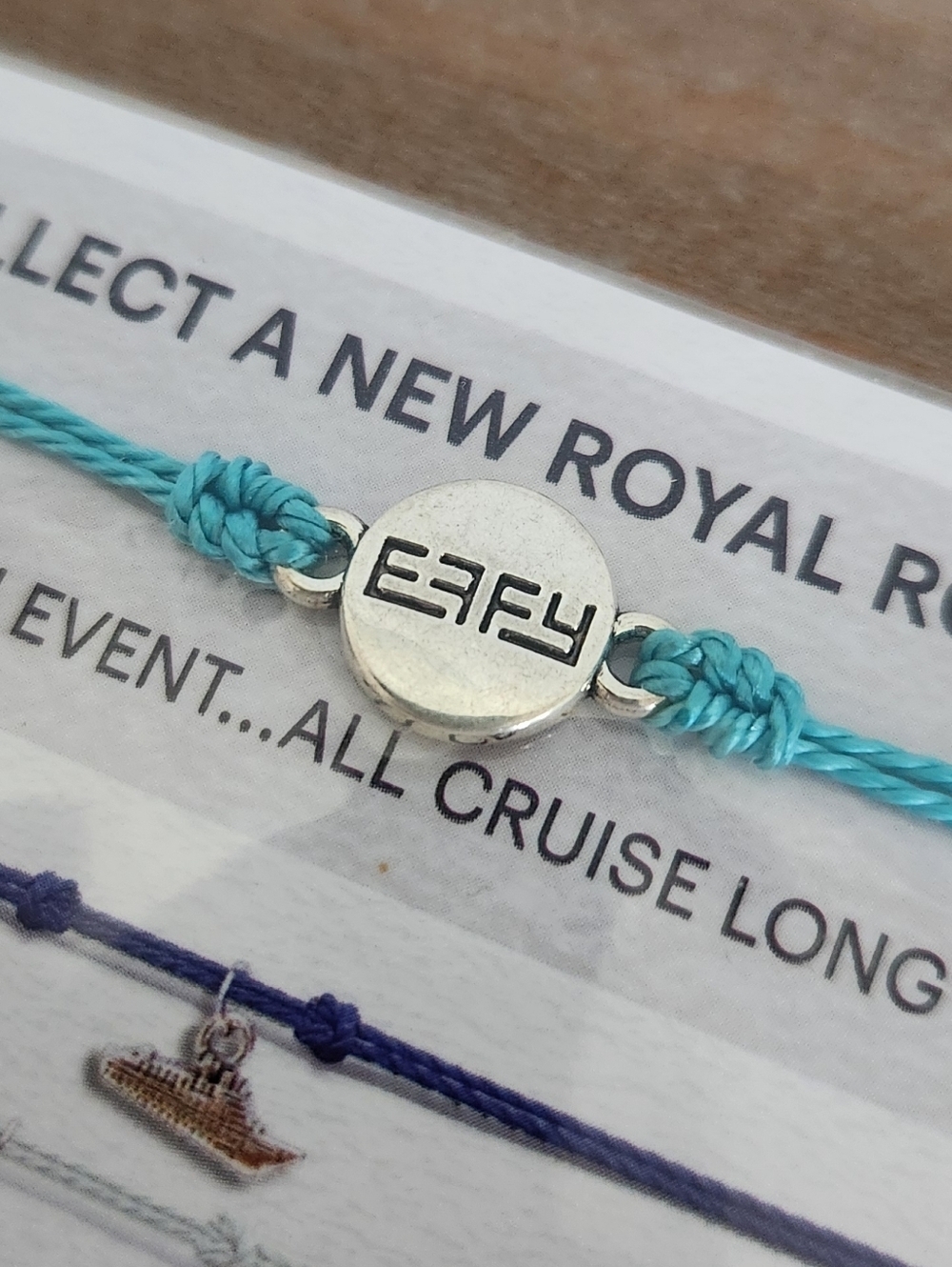 🚢 Rare Effy Royal Caribbean Royal Rope Bracelet - NWT ⚓️